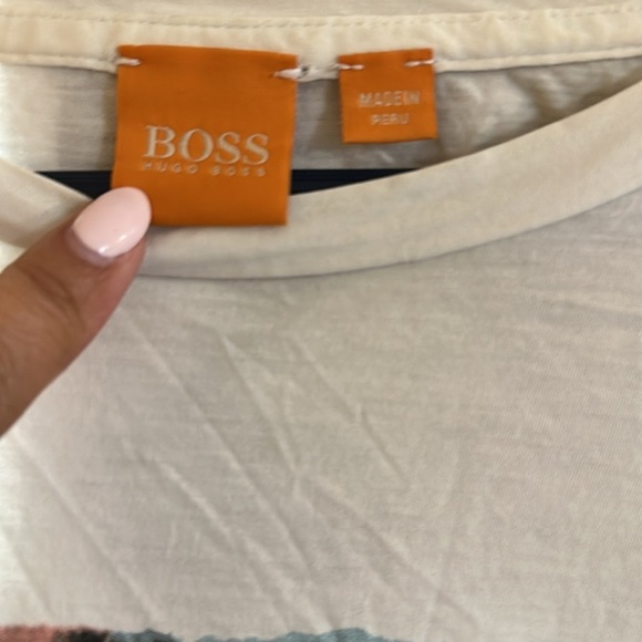 Boss Hugo Boss Orange Graphic Short Sleeve Tshirt Size Large - Picture 4 of 5
